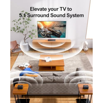 ULTIMEA 5.1 Surround Sound Bar with Subwoofer