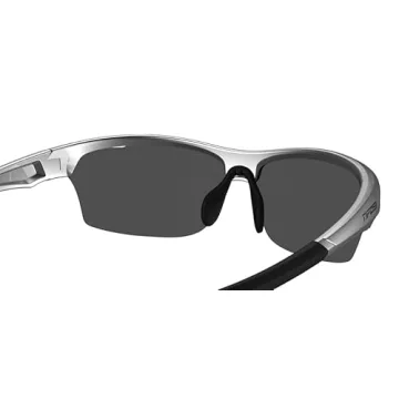 Tifosi Intense Sunglasses Silver Frame Smoke Blue