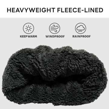 ACUSHLA Waterproof Windproof Beanie - Warm Knit Hat