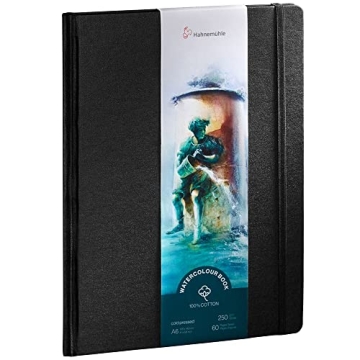 Hahnemühle Watercolor Book - 100% Cotton, Cold Press Paper, A6 Size, 60 Pages