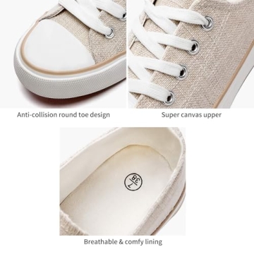 ZGR Women’s Stylish and Comfortable Canvas Sneakers