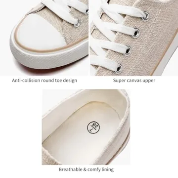 ZGR Women’s Stylish and Comfortable Canvas Sneakers