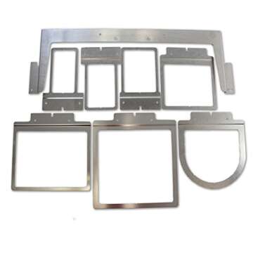 Fast Frames 7 in 1 Hoops for Brother PRS100 Persona & Baby Lock Alliance Single Needle Embroidery Machines