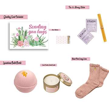 Care Package for Women, Self Care Gifts for Women, Get Well Soon, Get Well Gifts for Women, Birthday Box for Women, Feel Better Gifts for Women, Thinking of You Gifts for Friends, Cancer Gifts (SYH)