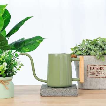 CEWOR Watering Can Sage Green - Perfect for Indoor Plants