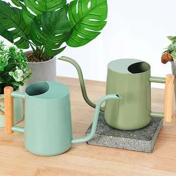 CEWOR Watering Can Sage Green - Perfect for Indoor Plants