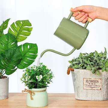 CEWOR Watering Can Sage Green - Perfect for Indoor Plants