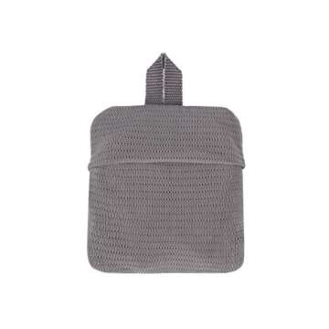 Travelon Packable Water Bottle Tote, Lime Gray, Packed 3.25 x 4.25 x .75