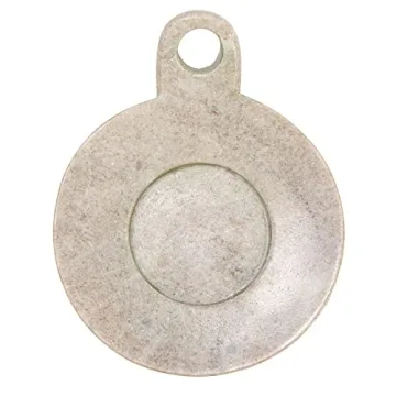 Hand-Carved Marble Dish Elegant Beige Home Decor