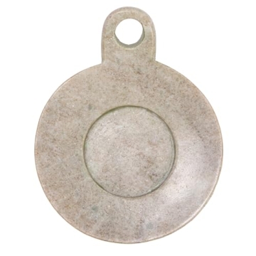 Hand-Carved Marble Dish Elegant Beige Home Decor