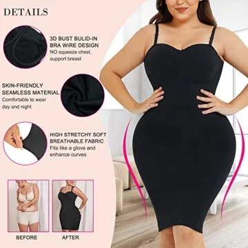 Nebility Shapewear Slip for Women Under Dresses
