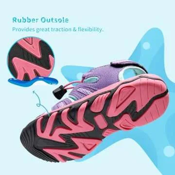 DREAM PAIRS Kids Summer Sport Sandals for Adventures