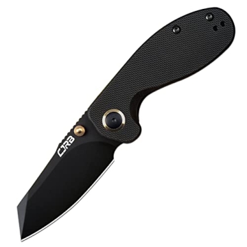 CJRB Maileah Tactical Pocket Knife | AR-RPM9 Steel | 3" Black Blade