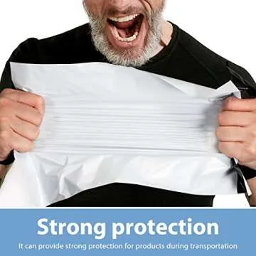 Metronic Poly Mailers 10x13 100 Pcs | Medium Shipping Bags for Clothing | Mailing Bags for Small Business, Shipping Envelopes,Packing Bags in White