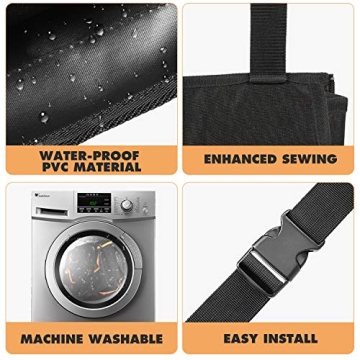 FINPAC Car Trunk Organizer and Storage, Detachable Seat Back Hanging Organizers Storage with Zippers, Large Capacity Car Accessories Interior for Jeeps, SUVs, Vans (Black)