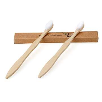 DESIOLE Eco-Friendly Bamboo Toothbrush – Sustainable Dental Care