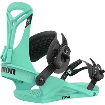 Union Rosa Womens Snowboard Bindings Aqua - Stylish & Durable Sz S (4-6.5)