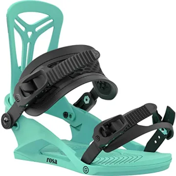Union Rosa Womens Snowboard Bindings Aqua Sz S 4-6.5