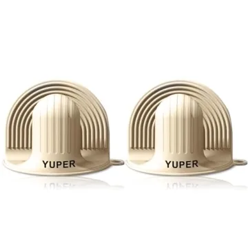 YUPER Mini Silicone Oven Mitts - Heat Resistant, Flexible & Easy Clean