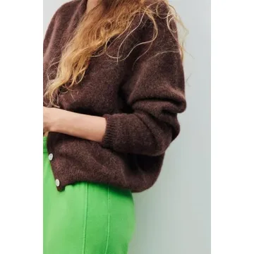 Stylish Women Button Down Cardigan for Casual Fall Wear