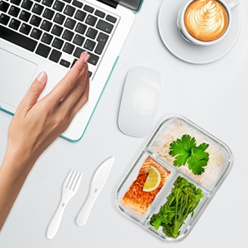 PrepNaturals Glass Meal Prep Containers for Healthier Meals