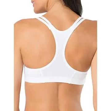 Soft Cotton Spaghetti Strap Sports Bra - 3 Pack for Women