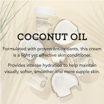 NATURE WELL Coconut Oil Moisturizing Cream for Face and Body