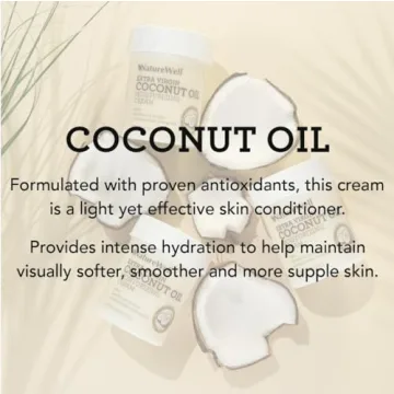 NATURE WELL Coconut Oil Moisturizing Cream for Face and Body