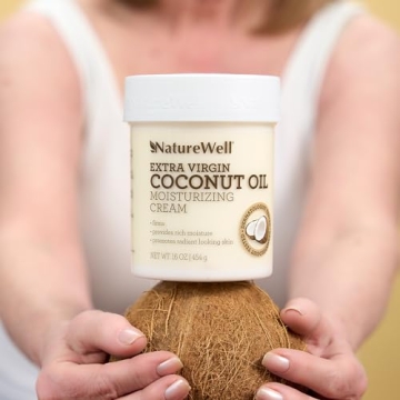 NATURE WELL Coconut Oil Moisturizing Cream for Face and Body