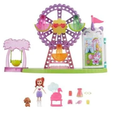 Polly Pocket Tropical Carnival Playset with Doll & Accessories