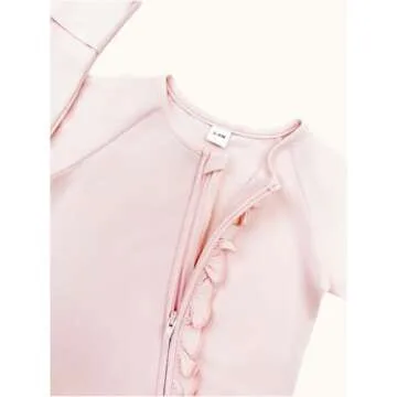 Bow Dream Baby Girl Clothes Infant Outfits Baby boy Clothes Romper Jumpsuit Newborn Coming Home Outfit Pink Floral Print 3-6 Months