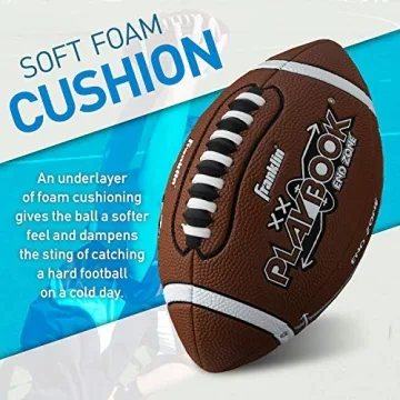Franklin Sports Youth Football for Kids - Durable & Engaging