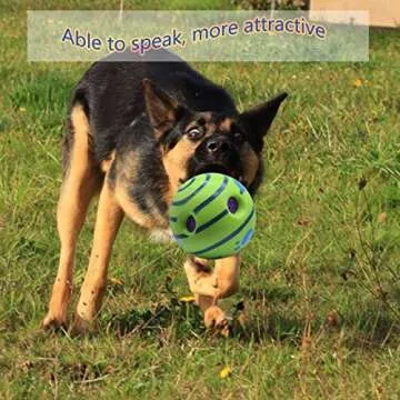 Besimple Giggle Ball Interactive Dog Toy, Funny Giggle Sounds Ball Puppies Training Playing Safe Funny Sound Talking Babble Ball for Small Medium Large Pet Dogs