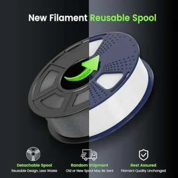SUNLU 3D Printer Filament Bundle 10KG, PLA Plus Filament 1.75mm, Neatly Wound PLA+ Filament for Most...
