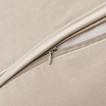 MIULEE Pack of 2 Decorative New Luxury Series Style Dark Cream Faux Fur Throw Pillow Covers Super Soft Wool Pillow Cases Cushion Covers for Sofa Bedroom Living Room 20x20 Inch 50x50 cm