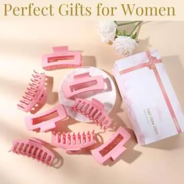 LuSeren Jumbo Hair Clips for Women - Stylish and Strong Hold