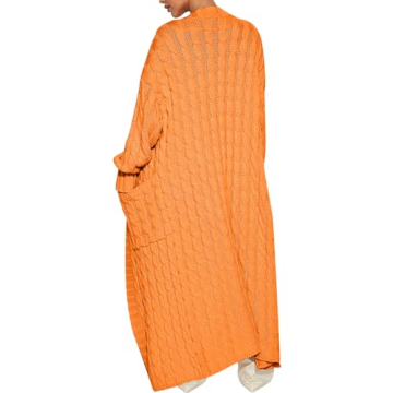 Caracilia Womens Long Cardigan - Cozy Fall Sweater