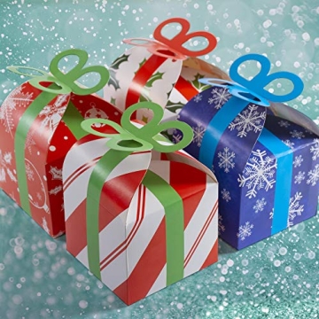 PREXTEX 24 Assorted Holiday Goodie Gift Boxes