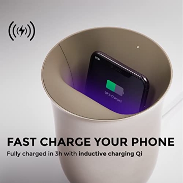 Lexon OBLIO QI Wireless Charger UV Phone Sanitizer 10W