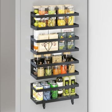 Mr Rabbi Magnetic Spice Rack - Organize Your Kitchen Easily