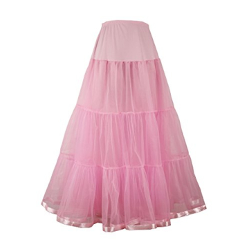 Elegant Women's Ankle Length Petticoat for Long Dresses