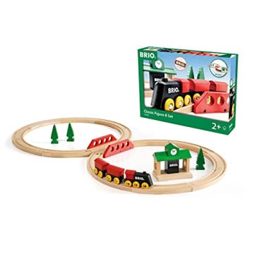 BRIO Classic Figure 8 Set - 22 Piece Wooden Train Toy