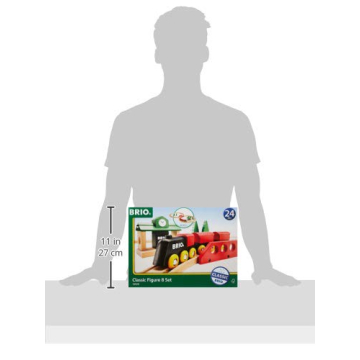 BRIO Classic Figure 8 Set - 22 Piece Wooden Train Toy
