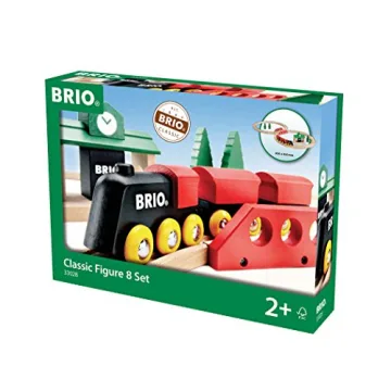 BRIO Classic Figure 8 Set - 22 Piece Wooden Train Toy
