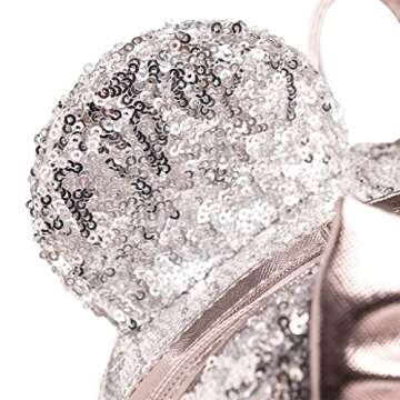 Loungefly Disney Minnie Mouse Silver Sequin Mini Backpack