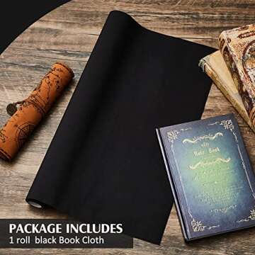 PerKoop Archival Book Binding Cloth for Crafts and DIY