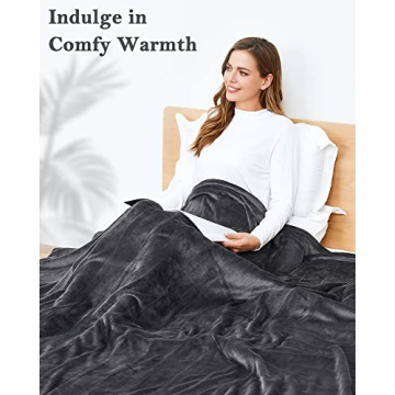SUNNY HEAT Electric Blanket with 10 Hour Auto-Off
