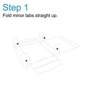 White Cardboard Shipping Box - Pack of 25, 9 x 6.5 x 1.75 Inches, White, Corrugated Box