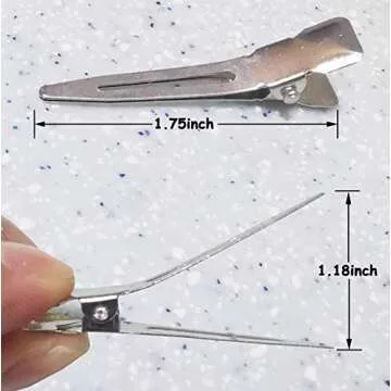 HH&LL 1.75" Hair Clips - Strong Alligator Styling Clips