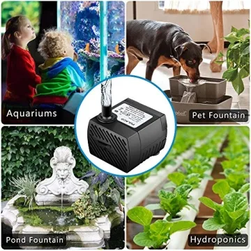 PULACO Mini Submersible Water Pump for Aquatic Wonders